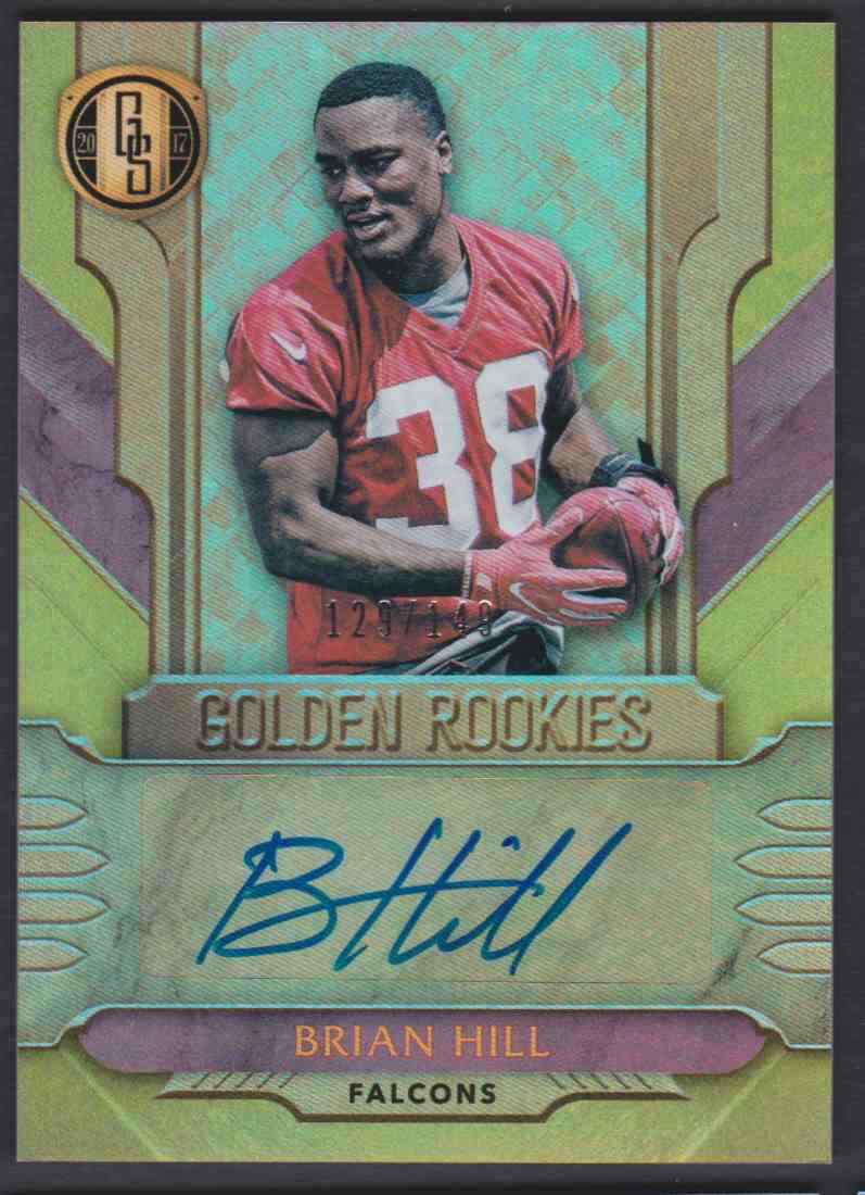 Brian Hill Panini Prizm Rookie Autographs #BH Gold