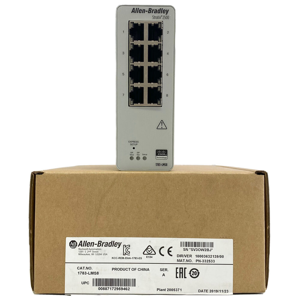 1783-LMS8 AB Stratix2500 8Port Lightly Managed Switch Spot Goods