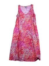 J Jill Size 6 Petite Sleeveless Casual Knee Length Dress