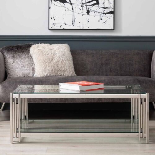 Luxury Coffee Table silver Call 0208 951 5382
