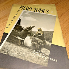 Spring 1938 BELL  HOWELL Camera - FILMO TOPICS