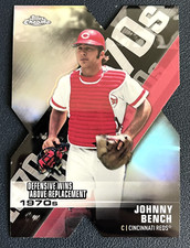 2020 Topps Chrome Decade of Dominance Die Cut #DOD6 Johnny Bench Reds