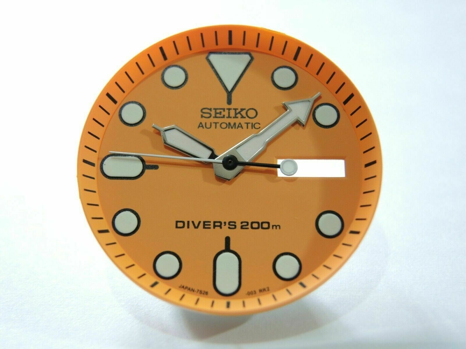 NUEVA ESFERA NARANJA, PISTA DE MINUTOS, JUEGO DE MANECILLAS BUZOS GRANDES SKX...