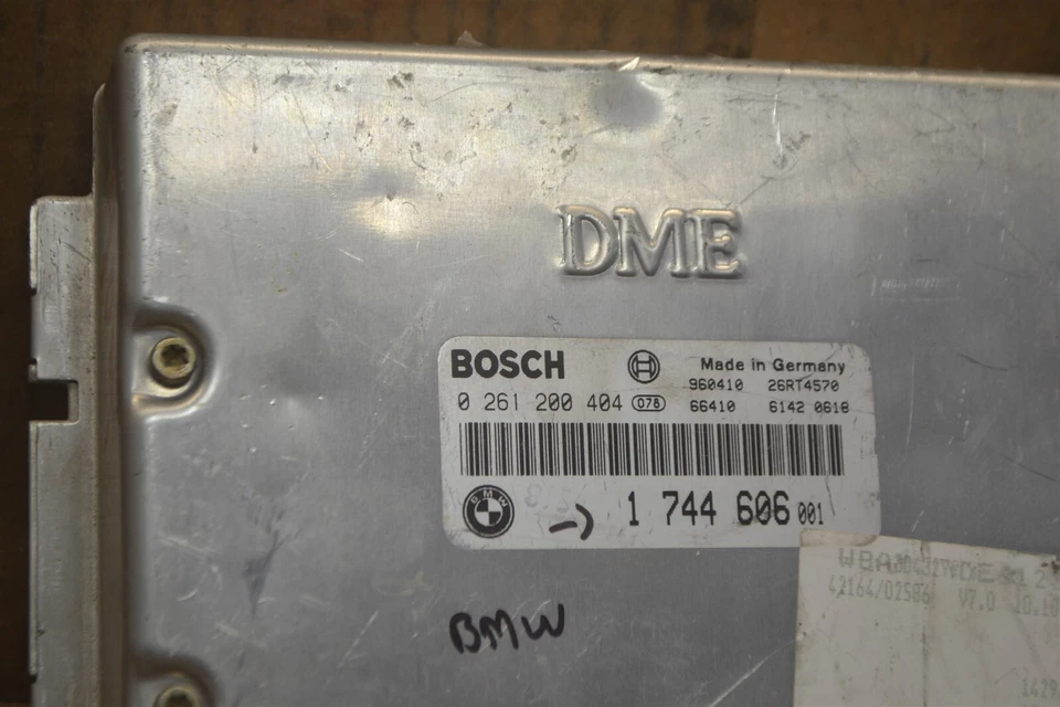 1994 BMW 740i Engine Control Unit ECU 1744606 Module 386-7c7 - Image 2 of 4