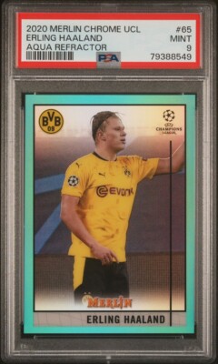その他 haaland psa9 2022-23 Panini Prizm EPL Erling Haaland #9 PSA GEM MT 9 Auto