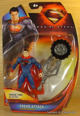 SUPER POWERS DC Mattel Classic SUPERMAN Figur 3,75'' NEU MOC Universum!