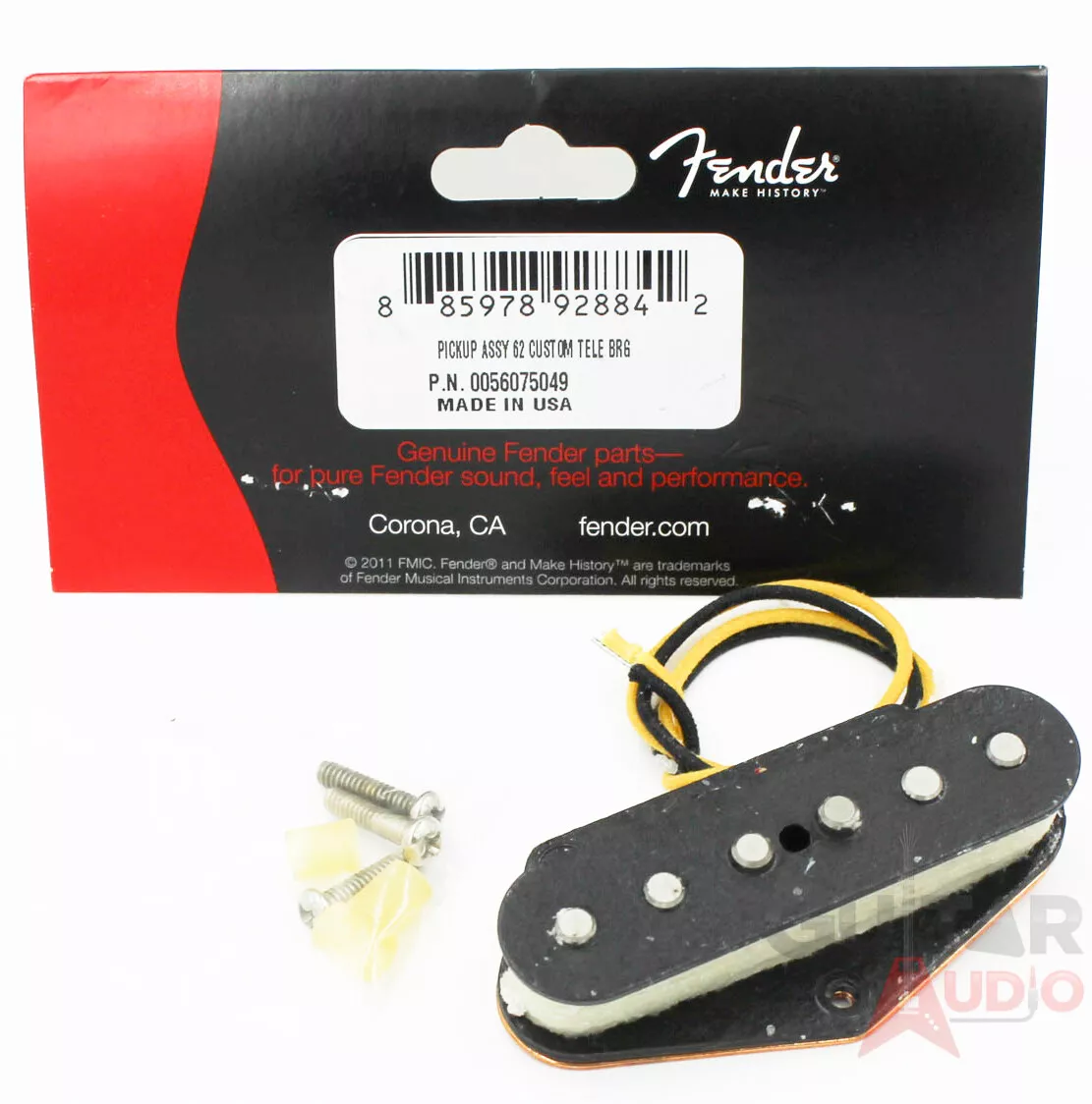 Fender 62 custom telecaster pickups deals
