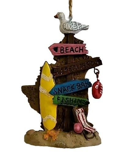 Beach Ornament Tiki, Luau Surfer. Beach Party Coastal Nautical Tropical Decor - Picture 5 of 8