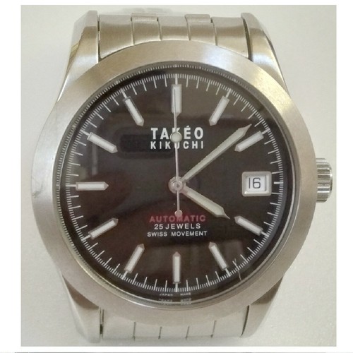 Takeo Kikuchi's men's automatic skeleton watch TK-2065