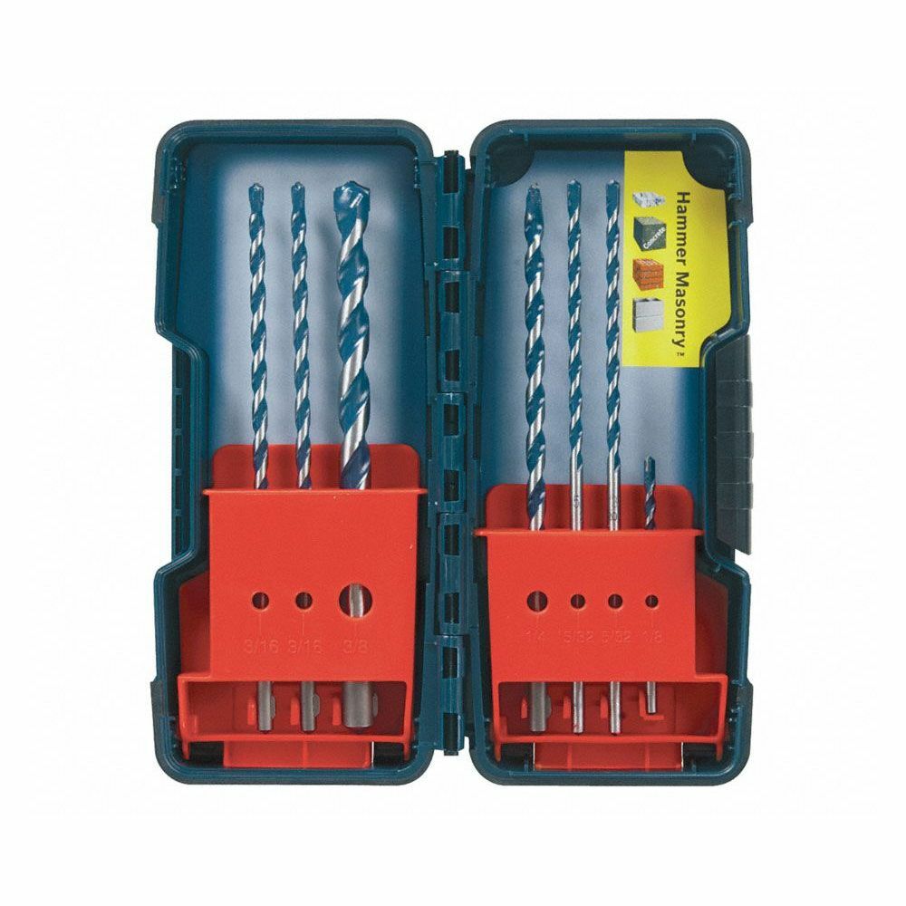 Bosch HCBG700T Blue Granite Turbo Hammer Drill Bit Set 7pc | eBay