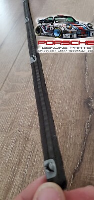 Porsche 911 912 930 Door Glass Felt Brush with Clips 90153193520 or 90153193620