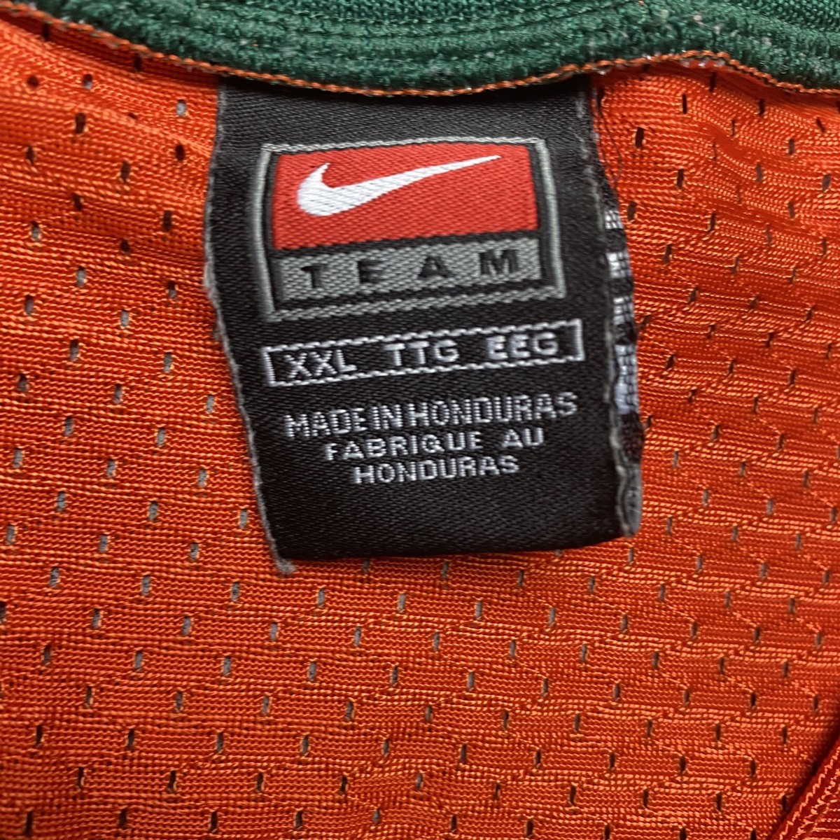 【サイズL】アメフト マイアミ大学 ユニフォーム NIKE NIKE カレッジロゴ ユニフォーム マイアミ大学 ビッグサイズ