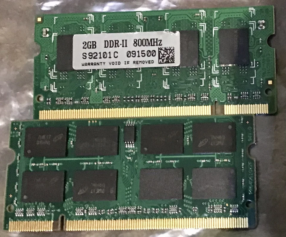 Komputerbay MACMEMORY 4GB Kit 2x 2GB Modules PC5300 DDR2 Works iMac Macbook Pro - Image 2 of 2