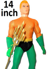 MEGO 14 inch AQUAMAN complete vintage retro DC universe 2018 class