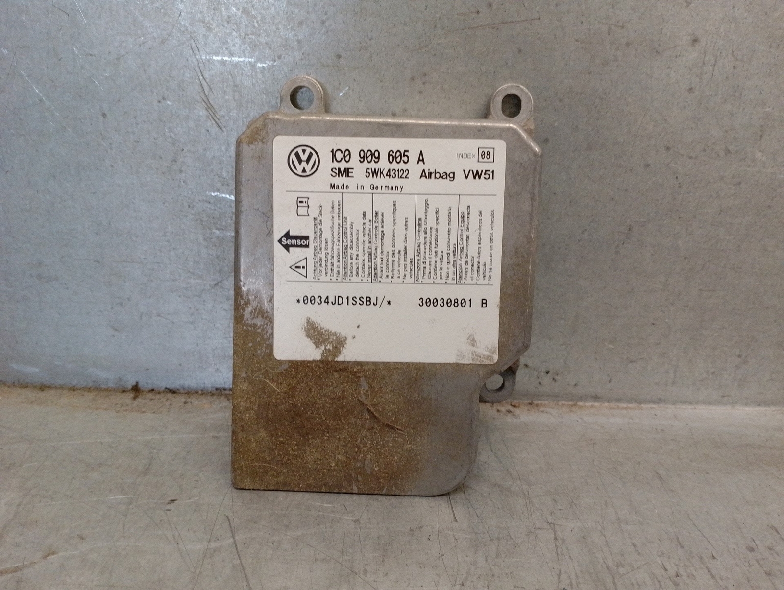 1C0909605A STEUERGERÄT / 5WK43122 / 5031053 FÜR SEAT LEON 1M1 1.9 
