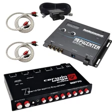 AudioControl Epicenter Bass Restoration + Cerwin Vega 7 Band Equalizer EQ770