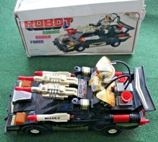Cosmic Robot Raider Force Battery operated 1980s robo toy boxed