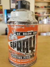 Vintage Spray Starting Fluid Can