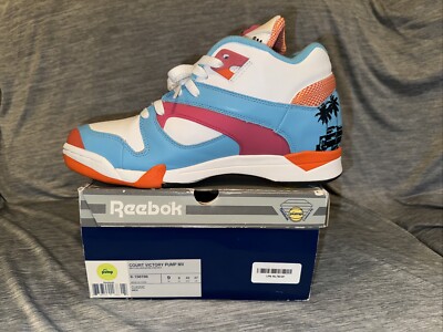 Reebok Pump Court Victory Miami Vice Southbeach Size 9 6-156786 | eBay