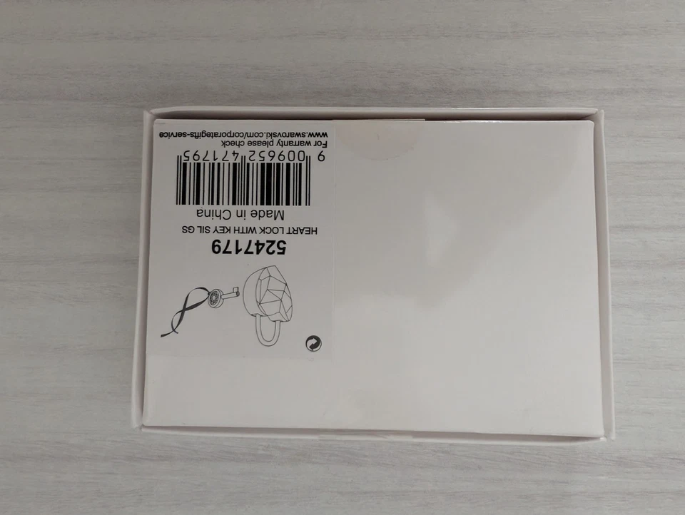 Swarovski originale lucchetto cuore - Immagine 4 di 4