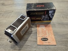 Vintage Kodak 8mm Brownie Movie Camera 82-Original Box-Maual Included Works