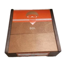 CAO Sol Toro Empty Wooden Cigar Box 7x7⅛x3
