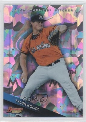 2015 Bowman's Best Top Prospects Atomic Refractor Tyler Kolek #TP-34 0c2