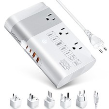 220v to 110v Voltage Converter for European Travel: Max 500W Pure Sine Wave Volt