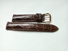 18mm DeBeer Paris Crocodile Watch Strap