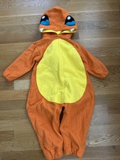 Kids CUSTOM Pokemon Charmander Costume Size 8-9 Yrs HALLOWEEN Jumpsuit