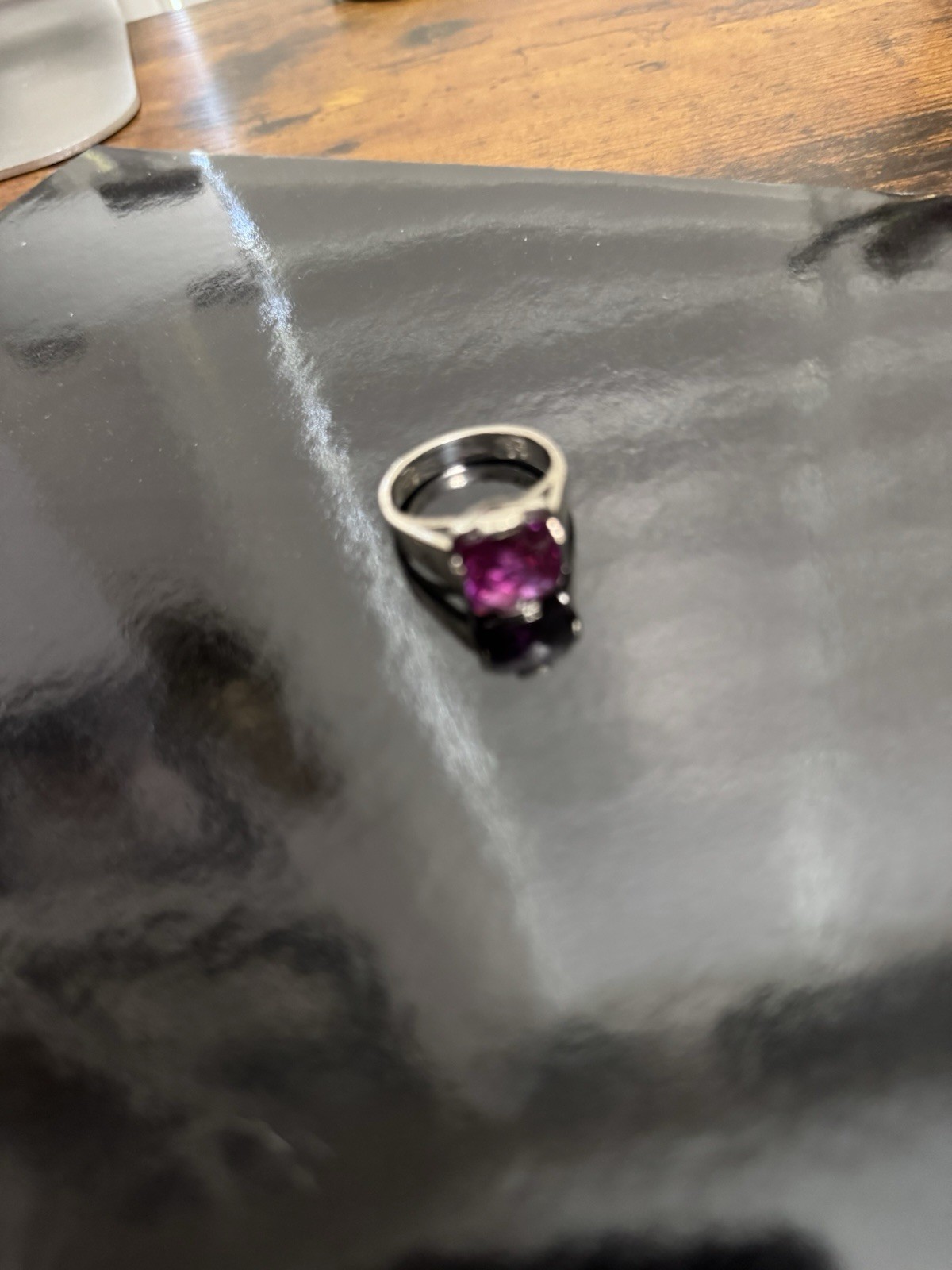 amethyst Silver Ring - image 4