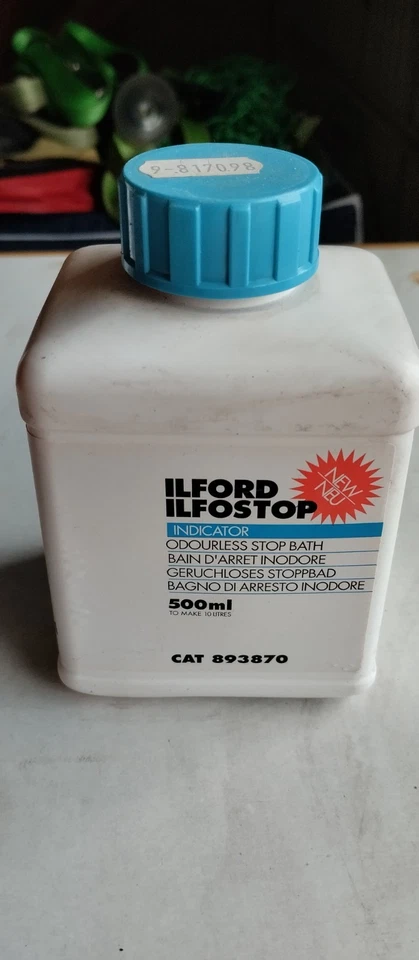 ILFORD Ilfostop 500 ml geruchloses Stoppbad Foto Labor Entwicklung CAT 893870 - Bild 1 von 1