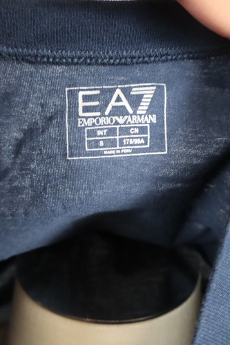Emporio Armani Ea7 Jersey Baumwolle Herren GR. S Herr T-Shirt Vintage Casual - Bild 8 von 9