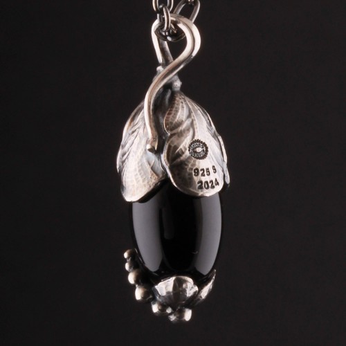 GEORG JENSEN Sterling Anhänger des Jahres 2024 mit Onyx. 20001391. NEU! - Bild 4 von 5