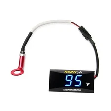 Cylinder Head Temperature Meter Engine Temperature Gauge with 14mm 10mm Blue