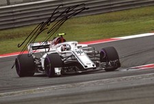 F1 RACING DRIVER Charles Leclerc SAUBER autograph, In-Person signed photo