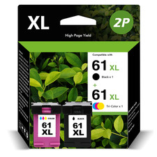 61 XL Ink Cartridge compatible with HP 61XL OfficeJet 4630 4632 4635 4636 2622