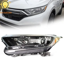 Driver Left Side For 2017-2022 Honda CR-V LX EX EXL Halogen Headlight Headlamp