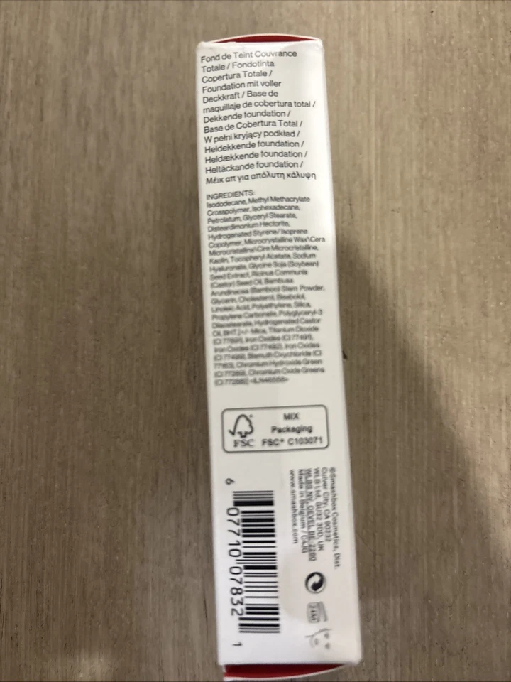 Smashbox Skin Full Coverage 24-Hour Foundation, 1 Fair Cool Hints Of Peach, 1 oz - Image 2 of 4