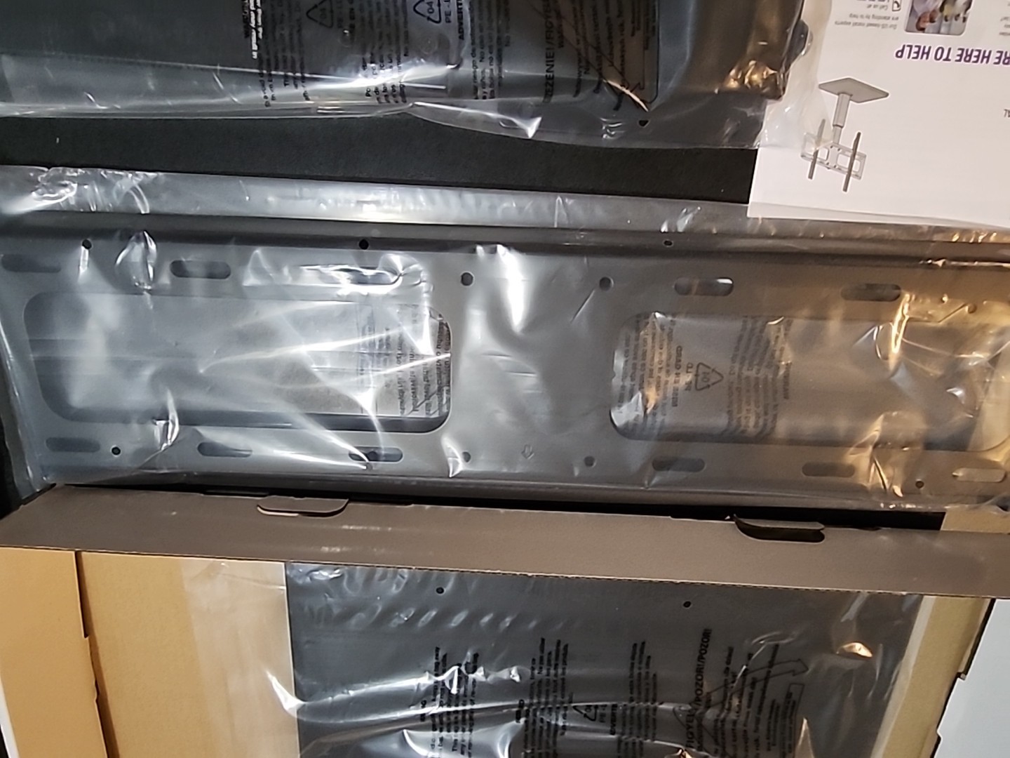 New Open Box SANUS Swiveling Black 32"-60" TV Base Mount Holds 60lbs ATVS1-B1