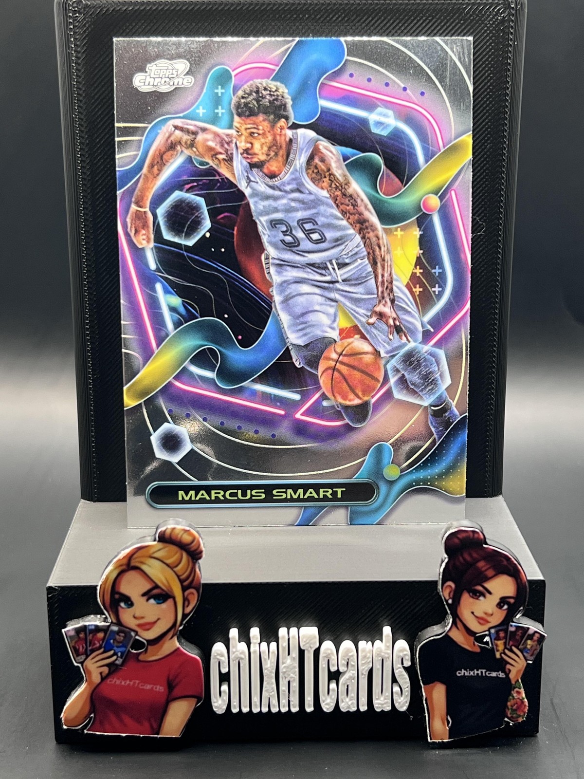 Marcus Smart 2023-24 Topps Chrome Cosmic #64 Memphis Grizzlies