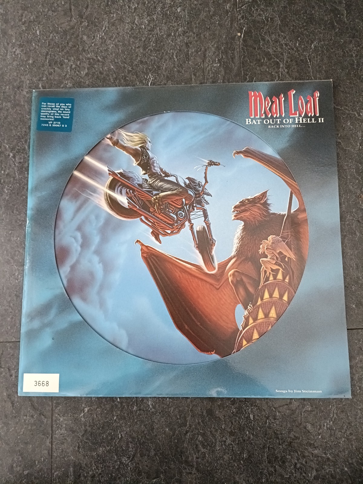 Meat Loaf Bat Out Of Hell II Back Into Hell... LP Picture Disc