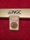 2018 W Burnished American Silver Eagle Coin NGC