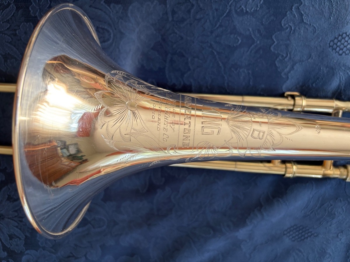 1947 Vintage King H. N. White 2B SilverTone Tenor Trombone
