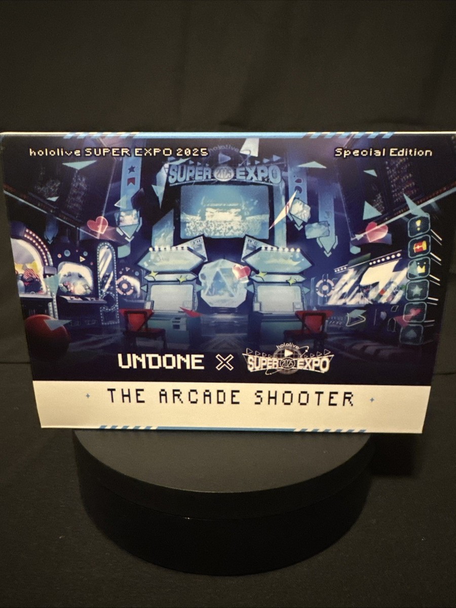 UNDONE GAWR GURA HOLOLIVE THE ARCADE SHOOTER Chronograph WATCH