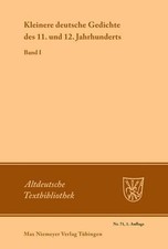 Kleinere deutsche Gedichte des 11. und 12. Jahrhunderts - 9783484200517