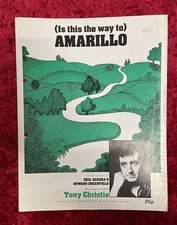  Is This The Way To Amarillo - Tony Christie  Music Sheet. MC10