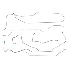 1969 69 Chevy Elcamino Only Front Power Disc Brake Line Kit Set Tubes Lines OEM