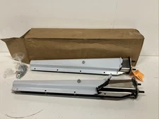 Stainless Steel Mudflap Hanger 30" Pair FB00241 Heavy Duty Polished SS Peterbilt