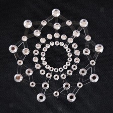 Brustprodukte Damen's Kristall Brustwarzen, Durchmesser 5 cm